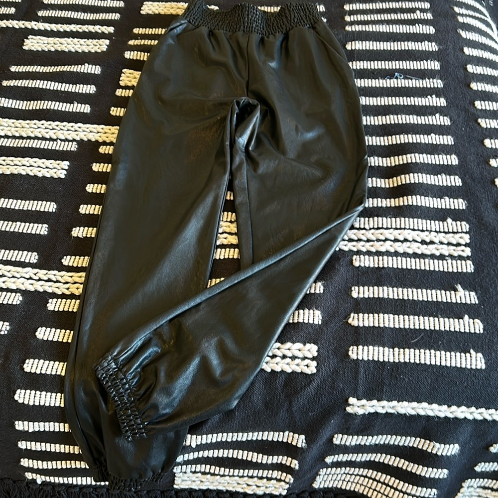 Commando Faux leather jogger